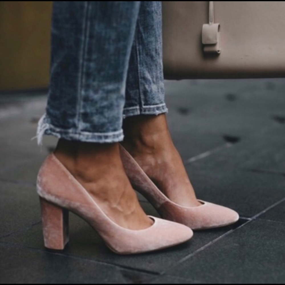 louise et cie jianna stacked heel pump